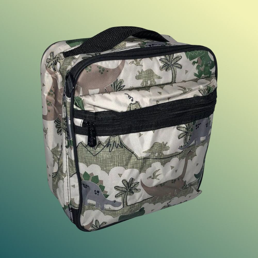 Thirty One Lunch Buddy Thermal Bag Dino Parade Dinosaur Green Kids Insulated Box